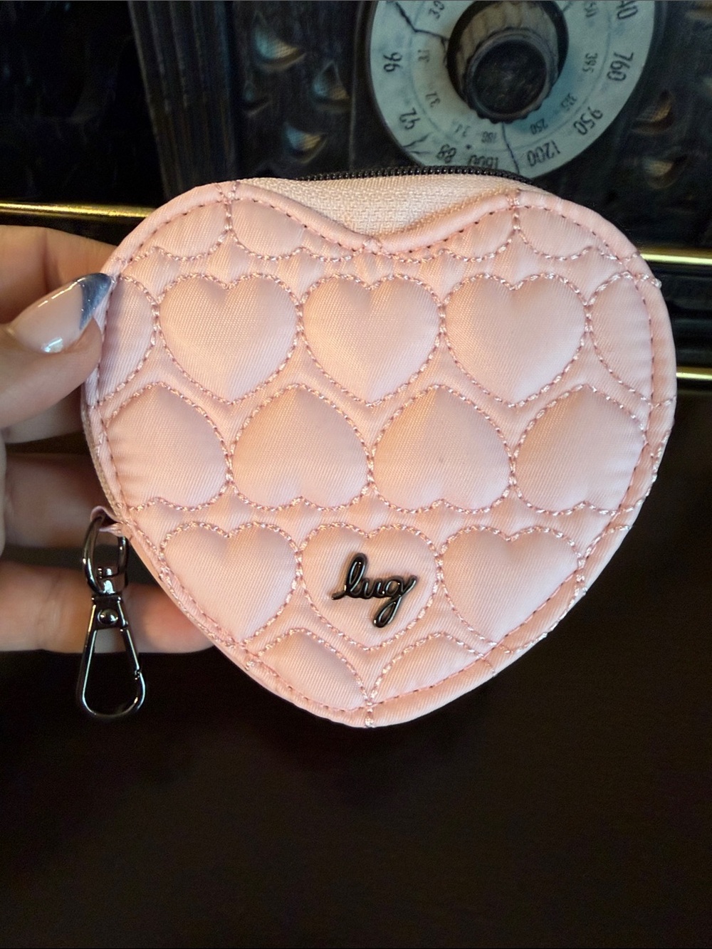 lug Bubblegum Pink Heart Pouch & Super Metro Wicked Bubblegum - Picture 4 of 12